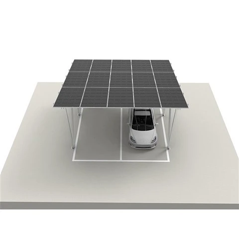 Struktur Rak Atap Carport Tenaga Surya Aluminium