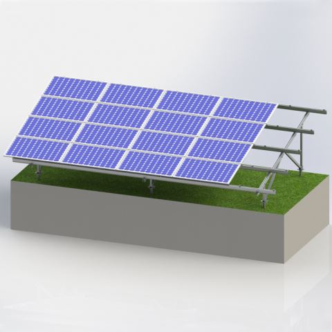 Mendukung Panel surya