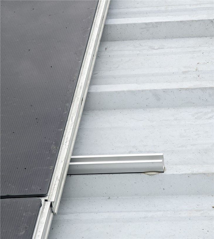 Solar Short Rail For Metal Roof Mount