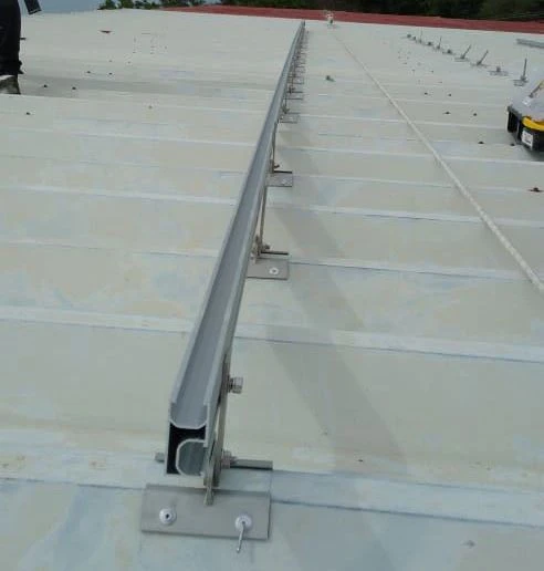 Universal Trapezoidal Metal Roof Brackets For PV System